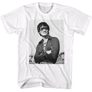 Bruce Lee Smug White Adult T-Shirt